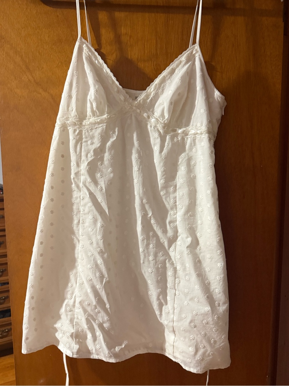 No Boundaries White Mini Dress w/ Side Zipper